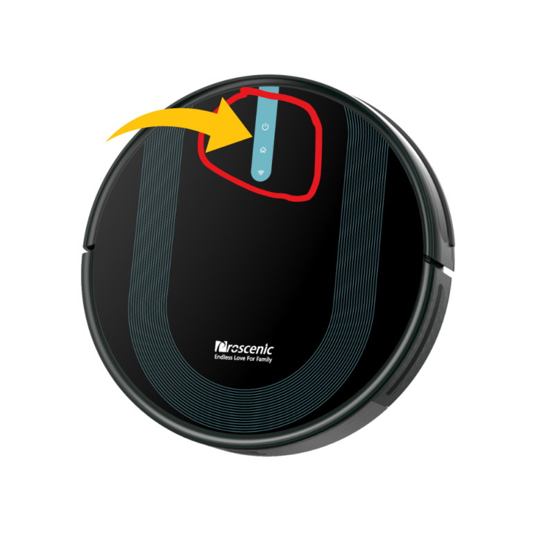 Proscenic 850T-2-in-1-Mülleimer und Wassertank