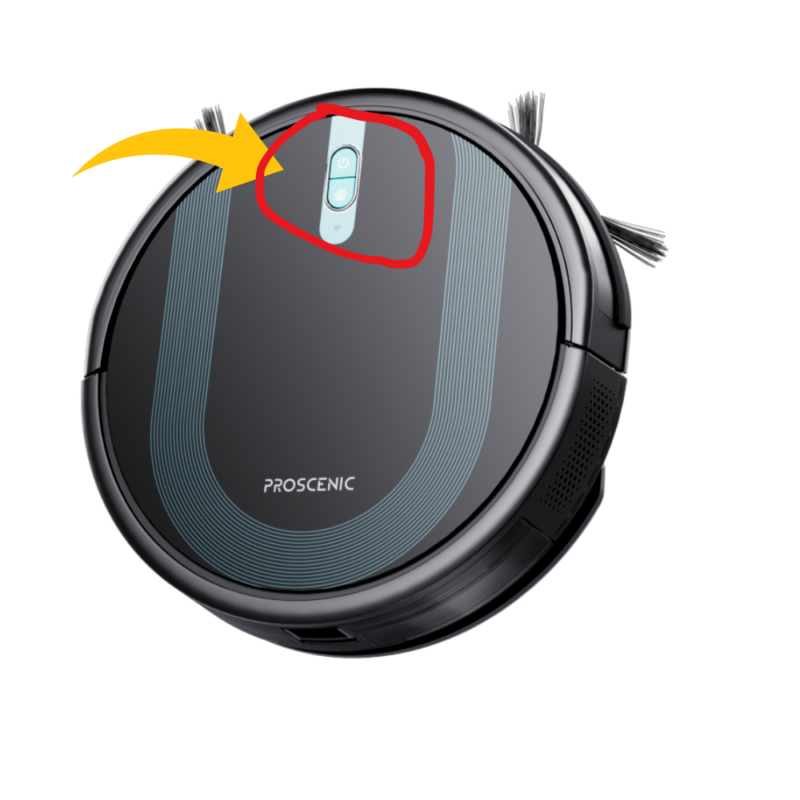 Proscenic 850T-2-in-1-Mülleimer und Wassertank